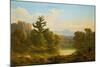 Wooded River Landscape, Pennsylvania (Monarch of the Grove)-Russell Smith-Mounted Giclee Print