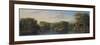 Wooded River Landscape-George the Elder Barret-Framed Giclee Print