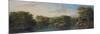 Wooded River Landscape-George the Elder Barret-Mounted Giclee Print