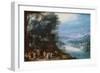 Wooded River Scenery with Road Way, C. 1602-Feb Brueghel-Framed Giclee Print