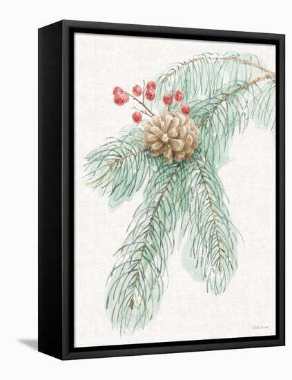 Wooded Winter IX-Beth Grove-Framed Stretched Canvas