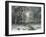 Wooded Winter Landscape, c.1899-Carl Fahrbach-Framed Giclee Print