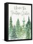 Wooded Winter X-Beth Grove-Framed Stretched Canvas