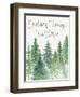 Wooded Winter XI-Beth Grove-Framed Art Print