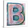 Wooden Alphabet Block, Letter B-donatas1205-Stretched Canvas