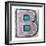 Wooden Alphabet Block, Letter B-donatas1205-Framed Premium Giclee Print