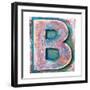 Wooden Alphabet Block, Letter B-donatas1205-Framed Premium Giclee Print