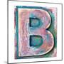 Wooden Alphabet Block, Letter B-donatas1205-Mounted Premium Giclee Print