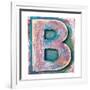 Wooden Alphabet Block, Letter B-donatas1205-Framed Premium Giclee Print