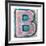 Wooden Alphabet Block, Letter B-donatas1205-Framed Premium Giclee Print