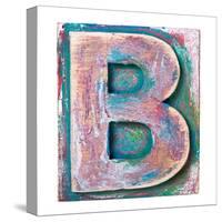 Wooden Alphabet Block, Letter B-donatas1205-Stretched Canvas