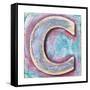 Wooden Alphabet Block, Letter C-donatas1205-Framed Stretched Canvas