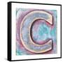 Wooden Alphabet Block, Letter C-donatas1205-Framed Stretched Canvas