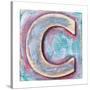 Wooden Alphabet Block, Letter C-donatas1205-Stretched Canvas