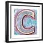 Wooden Alphabet Block, Letter C-donatas1205-Framed Premium Giclee Print