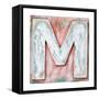 Wooden Alphabet Block, Letter M-donatas1205-Framed Stretched Canvas