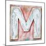 Wooden Alphabet Block, Letter M-donatas1205-Mounted Premium Giclee Print