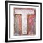 Wooden Alphabet Block, Letter T-donatas1205-Framed Premium Giclee Print