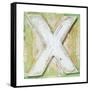 Wooden Alphabet Block, Letter X-donatas1205-Framed Stretched Canvas