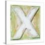 Wooden Alphabet Block, Letter X-donatas1205-Stretched Canvas