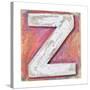 Wooden Alphabet Block, Letter Z-donatas1205-Stretched Canvas