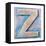 Wooden Alphabet Block, Letter Z-donatas1205-Framed Stretched Canvas