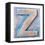 Wooden Alphabet Block, Letter Z-donatas1205-Framed Stretched Canvas