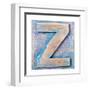 Wooden Alphabet Block, Letter Z-donatas1205-Framed Art Print