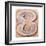 Wooden Alphabet Block, Number 8-donatas1205-Framed Art Print