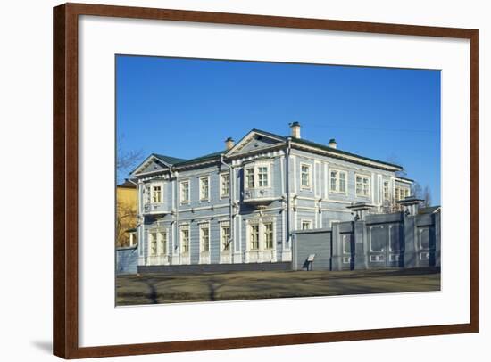 Wooden Architecture, the House of the Decembrist Volkonskii, Irkustsk, Siberia, Russia, Eurasia-Bruno Morandi-Framed Photographic Print