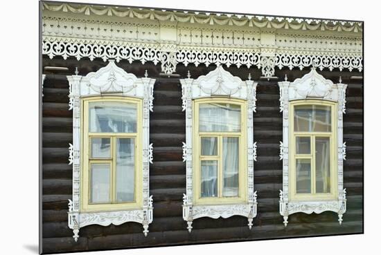 Wooden Architecture, Tomsk, Tomsk Federation, Siberia, Russia, Eurasia-Bruno Morandi-Mounted Photographic Print