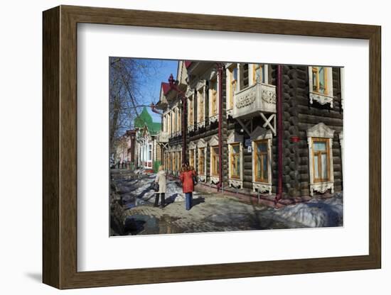 Wooden Architecture, Tomsk, Tomsk Federation, Siberia, Russia, Eurasia-Bruno Morandi-Framed Photographic Print