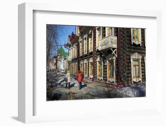 Wooden Architecture, Tomsk, Tomsk Federation, Siberia, Russia, Eurasia-Bruno Morandi-Framed Photographic Print