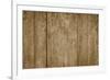 Wooden Background with Vertical Boards-vitalkaka-Framed Photographic Print