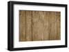 Wooden Background with Vertical Boards-vitalkaka-Framed Photographic Print