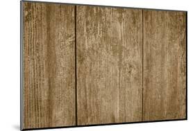 Wooden Background with Vertical Boards-vitalkaka-Mounted Photographic Print