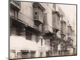 Wooden Balconies (Moucharabieh) in Cairo (Egypt)-null-Mounted Photographic Print