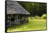 Wooden Barn, Mountain Farm Museum, Great Smoky Mountains National Park, North Carolina, USA-null-Framed Stretched Canvas