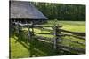 Wooden Barn, Mountain Farm Museum, Great Smoky Mountains National Park, North Carolina, USA-null-Stretched Canvas
