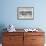 Wooden Bench overlooking a Florida wild Beach-Philippe Hugonnard-Framed Photographic Print displayed on a wall