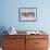 Wooden Bench overlooking a Florida wild Beach-Philippe Hugonnard-Framed Photographic Print displayed on a wall