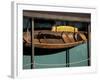 Wooden Boat Hanging at The Center for Wooden Boats, Seattle, Washington, USA-William Sutton-Framed Photographic Print