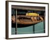 Wooden Boat Hanging at The Center for Wooden Boats, Seattle, Washington, USA-William Sutton-Framed Photographic Print