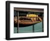 Wooden Boat Hanging at The Center for Wooden Boats, Seattle, Washington, USA-William Sutton-Framed Photographic Print