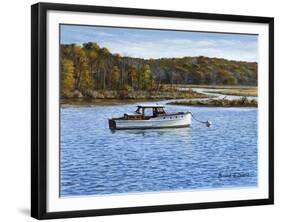 Wooden Boat in Essex-Bruce Dumas-Framed Giclee Print