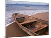 Wooden Boat Looking Out on Banderas Bay, The Colonial Heartland, Puerto Vallarta, Mexico-Tom Haseltine-Mounted Photographic Print