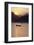 Wooden Boat on Mekong River at Sunset-Paul Souders-Framed Photographic Print