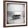 Wooden Boat on Roof Garden, Firostephani, Santorini, Cyclades, Greek Islands, Greece-Lee Frost-Framed Photographic Print