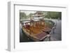 Wooden Boats at Liwan Park, Guangzhou, Guangdong, China, Asia-Ian Trower-Framed Photographic Print