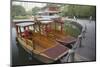 Wooden Boats at Liwan Park, Guangzhou, Guangdong, China, Asia-Ian Trower-Mounted Photographic Print